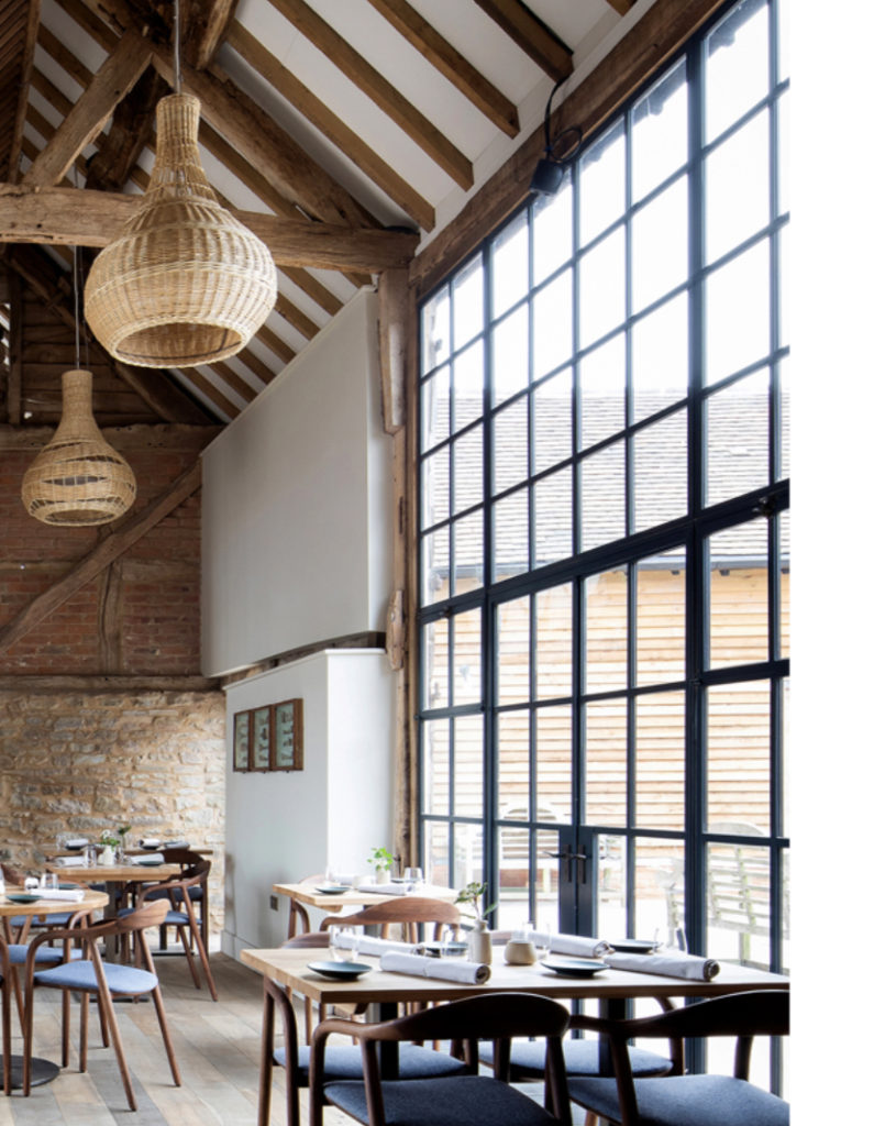 Steel doors @ Pensons Restaurant at the Netherwood Estate