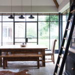 Steel screens & doors on a home in Dorset